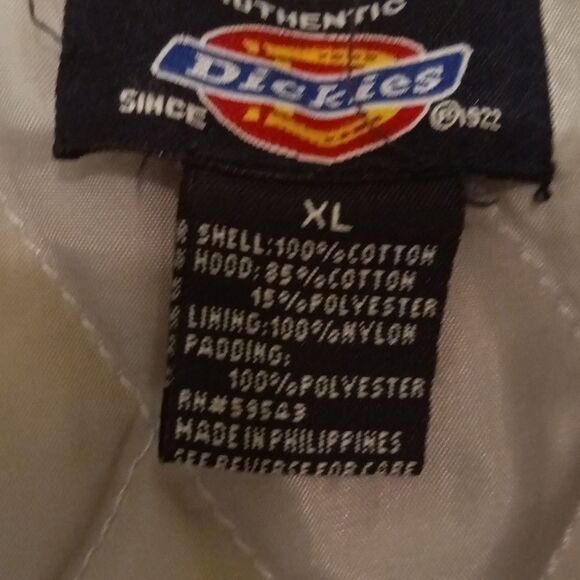 Dickies Authentic Men's Heavyweight Plaid Flannel Full Zip Hooded Work J… - Picture 8 of 8